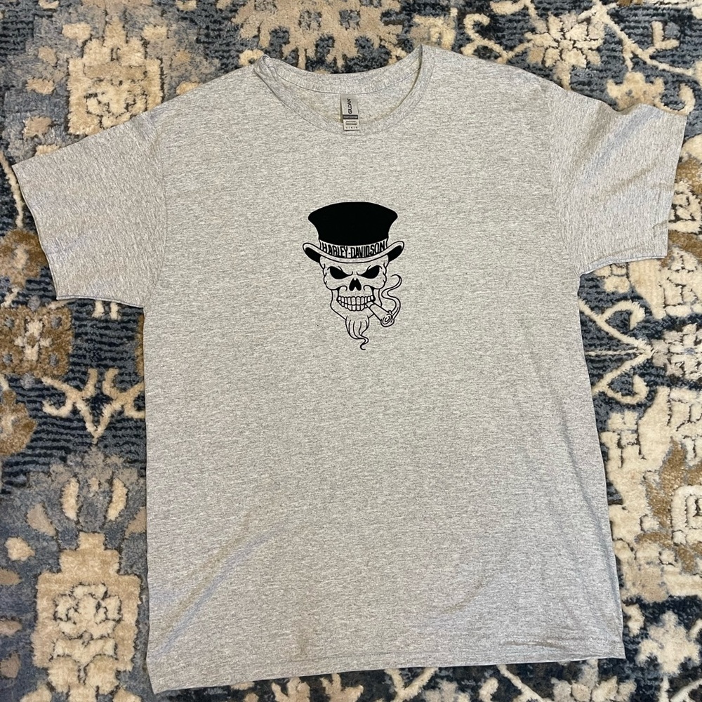 Screen printed Harley Davidson shirt